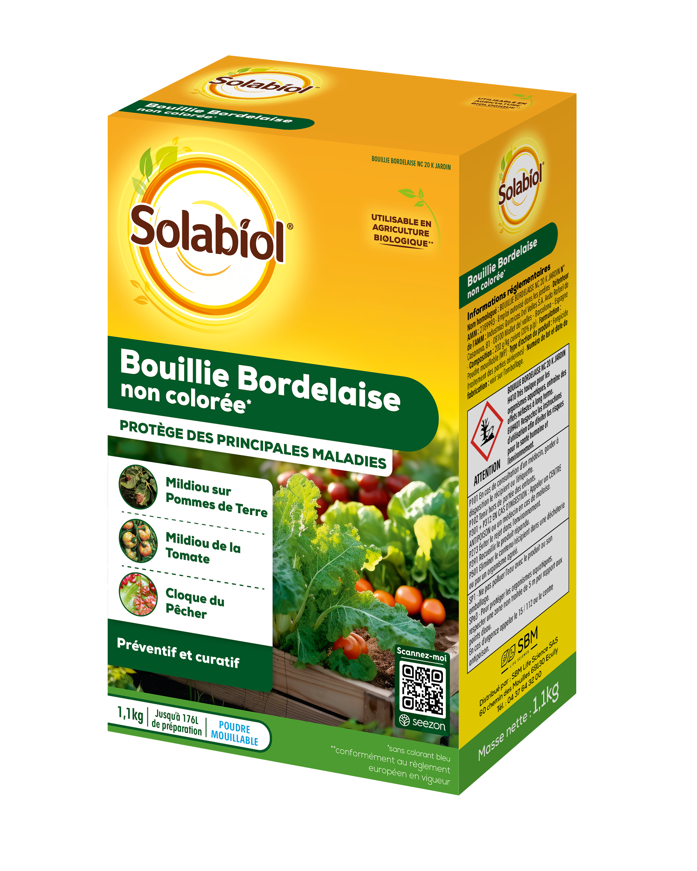 Solabiol - BOUILLIE BORDELAISE - NON COLOREE 1,1 KG SOL - Image 1