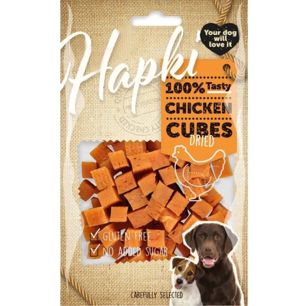 animallparadise - Friandise cube de poulet Hapki 85 g sans gluten pour chien - Image 4
