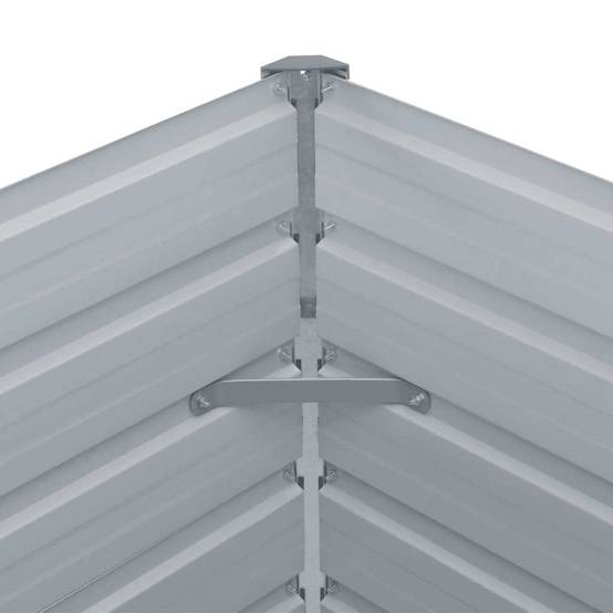 PANGIVO - Jardinière acier galvanisé gris 160 x 80 x 77 cm - PANGIVO - Image 5