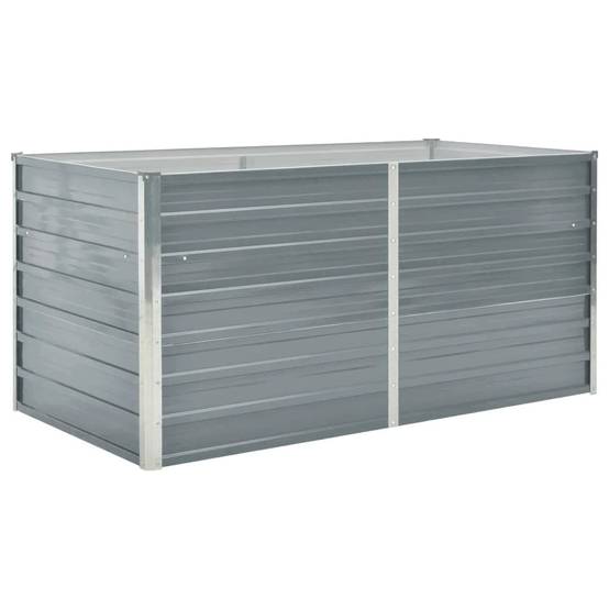 PANGIVO - Jardinière acier galvanisé gris 160 x 80 x 77 cm - PANGIVO - Image 2