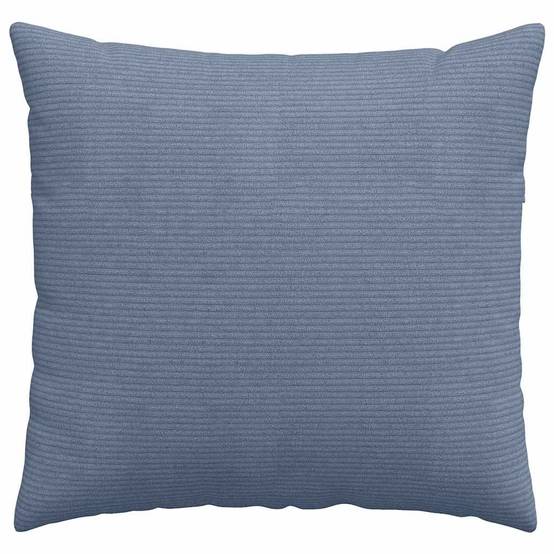 Paire de Coussins Décoratifs Velours Côtelé pour Chambre Salon Housse Lavable Bleu 50x50 cm – ComfortXL Outdoor Living - Image 6
