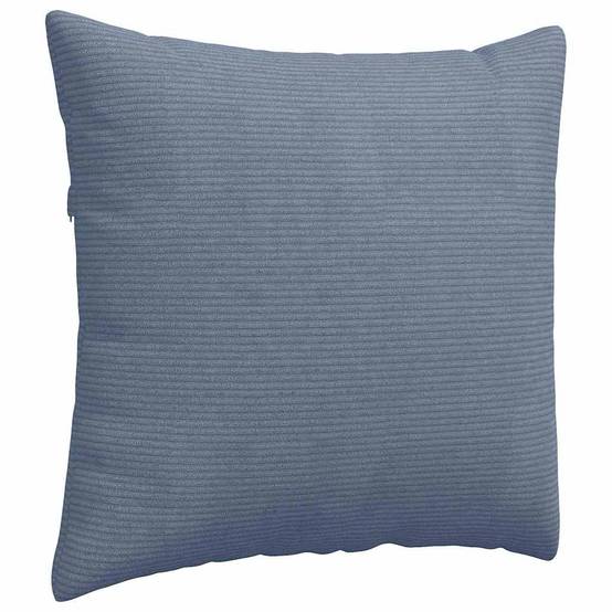 Paire de Coussins Décoratifs Velours Côtelé pour Chambre Salon Housse Lavable Bleu 50x50 cm – ComfortXL Outdoor Living - Image 5