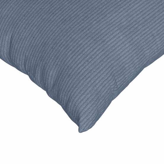 Paire de Coussins Décoratifs Velours Côtelé pour Chambre Salon Housse Lavable Bleu 50x50 cm – ComfortXL Outdoor Living - Image 7