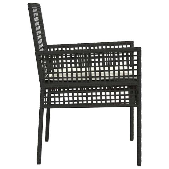 PANGIVO - Chaise de jardin polyrotin noir 55 x 53 x 85 cm (2 pcs) - PANGIVO - Image 6