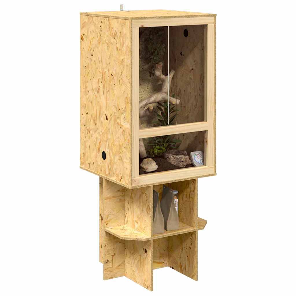 Vidaxl - Terrarium Marron 50 x 50 x 130 cm OSB vidaXL 3397888 - Image 4