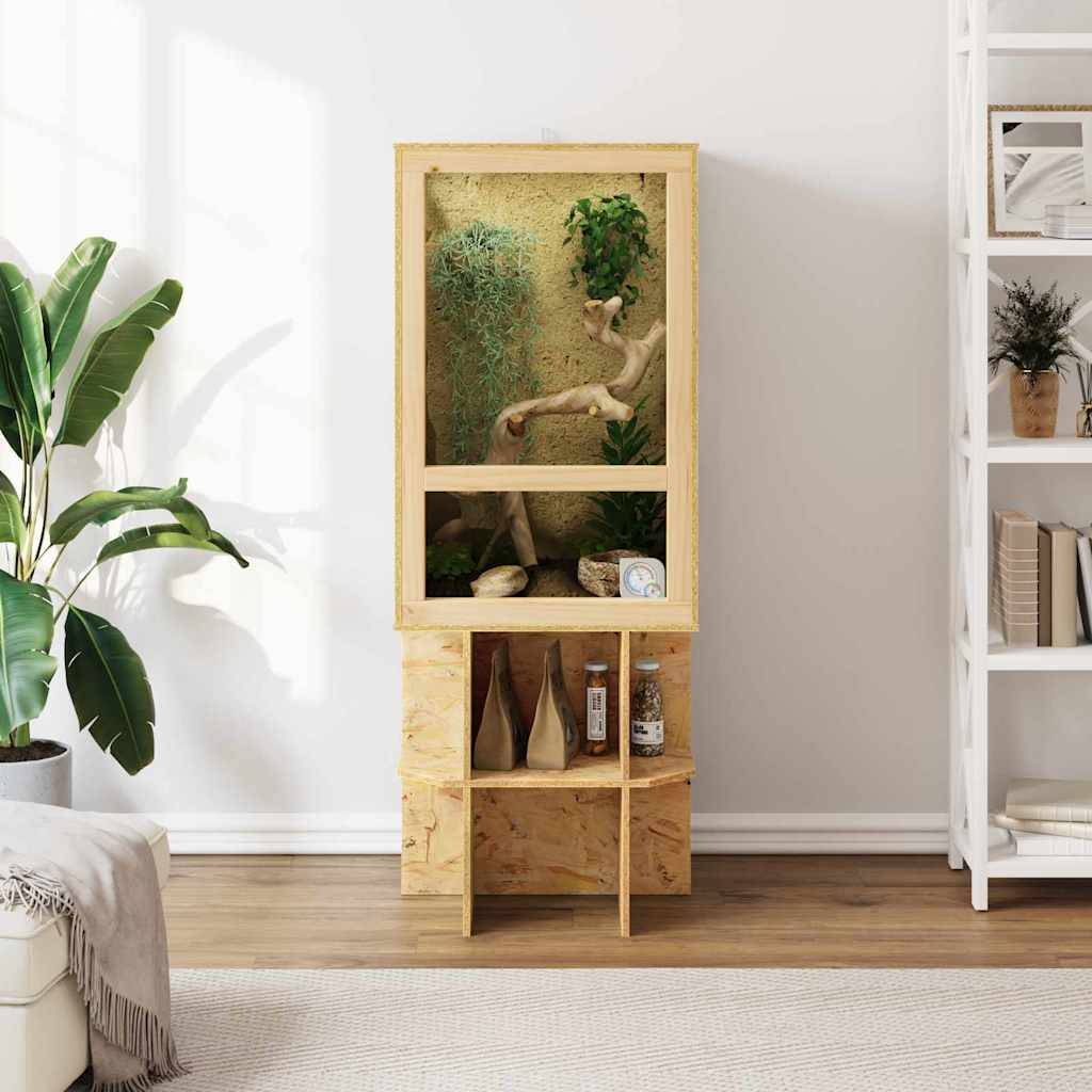 Vidaxl - Terrarium Marron 50 x 50 x 130 cm OSB vidaXL 3397888 - Image 5