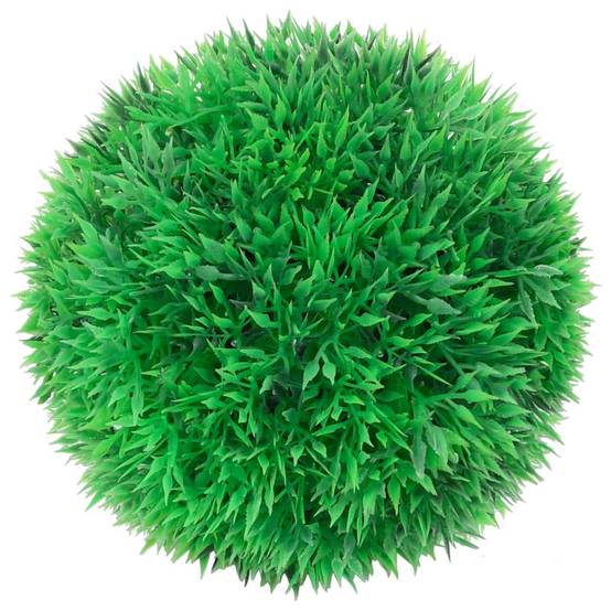 Boules de buis artificielles polyéthylène vert 12 x 12 x 12 cm - PANGIVO - Image 2