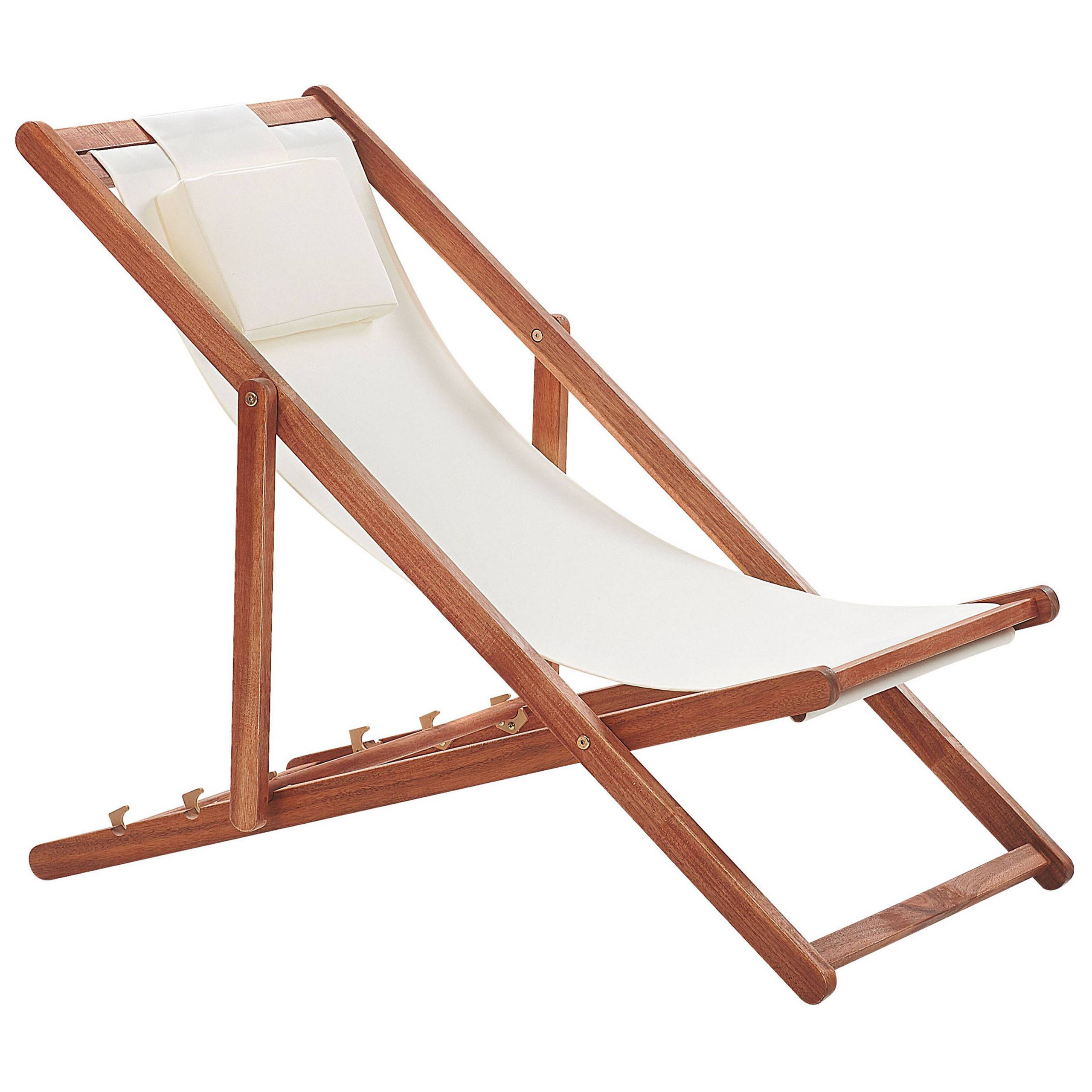 Beliani - Chaise longue Tissu Marron foncé AVELLINO - 54x101x84- Beliani - Image 2