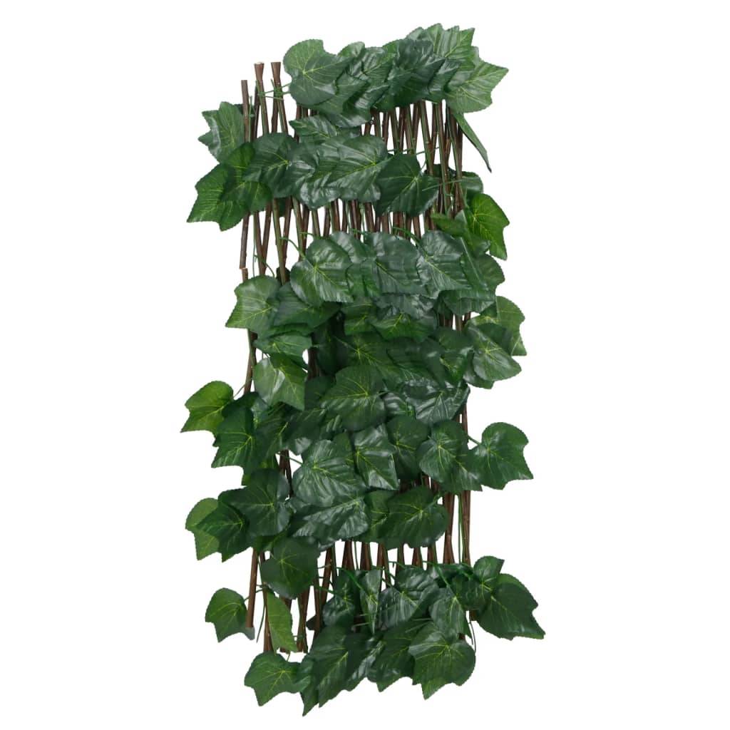 PANGIVO - Treillis de feuille de vigne artificiel PVC bois vert 190 x 60 cm - PANGIVO - Image 4