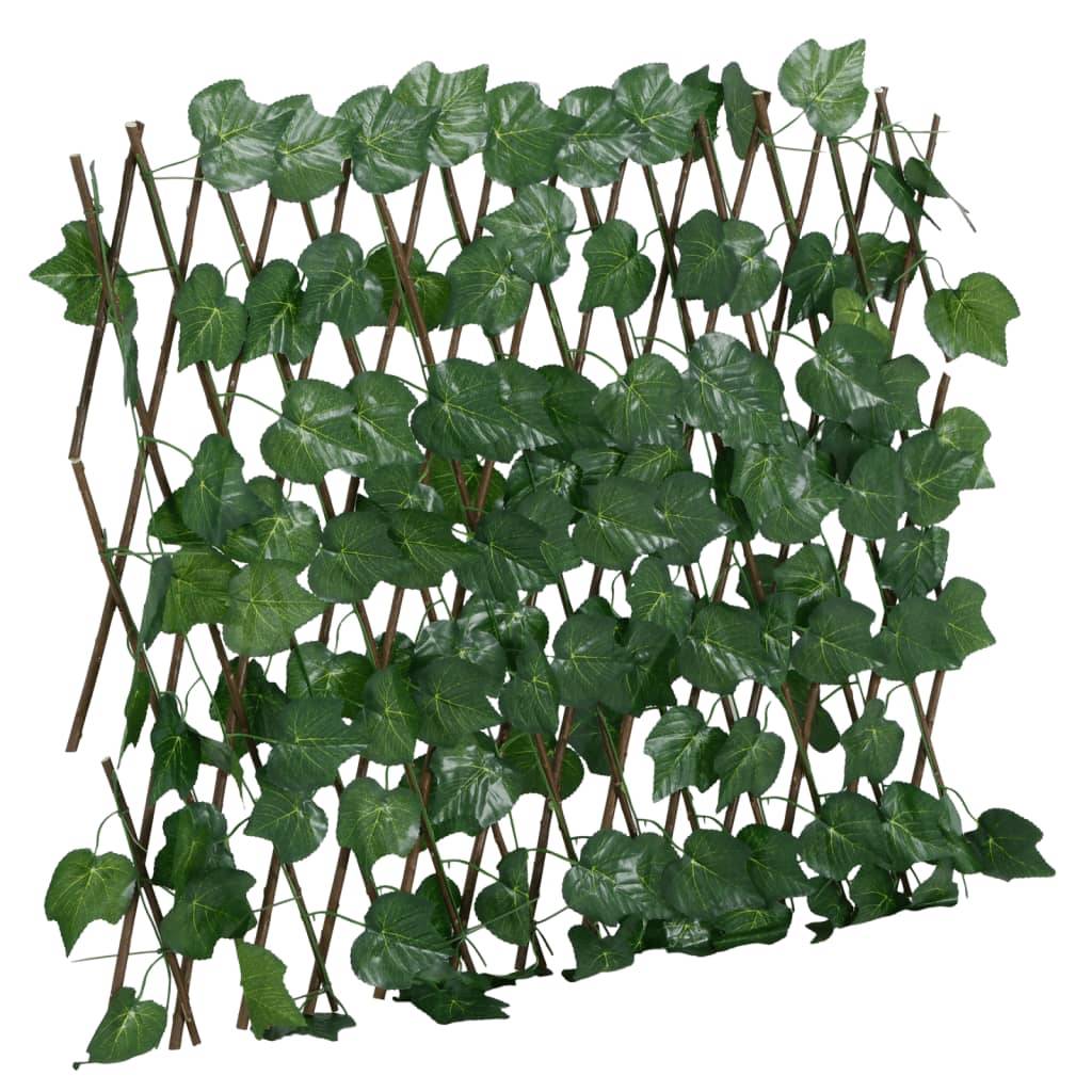 PANGIVO - Treillis de feuille de vigne artificiel PVC bois vert 190 x 60 cm - PANGIVO - Image 1