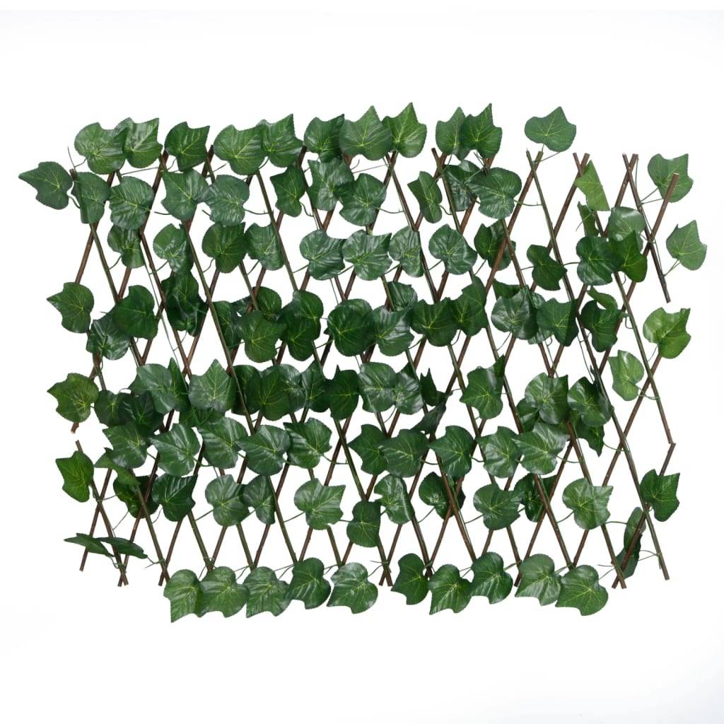 PANGIVO - Treillis de feuille de vigne artificiel PVC bois vert 190 x 60 cm - PANGIVO - Image 2