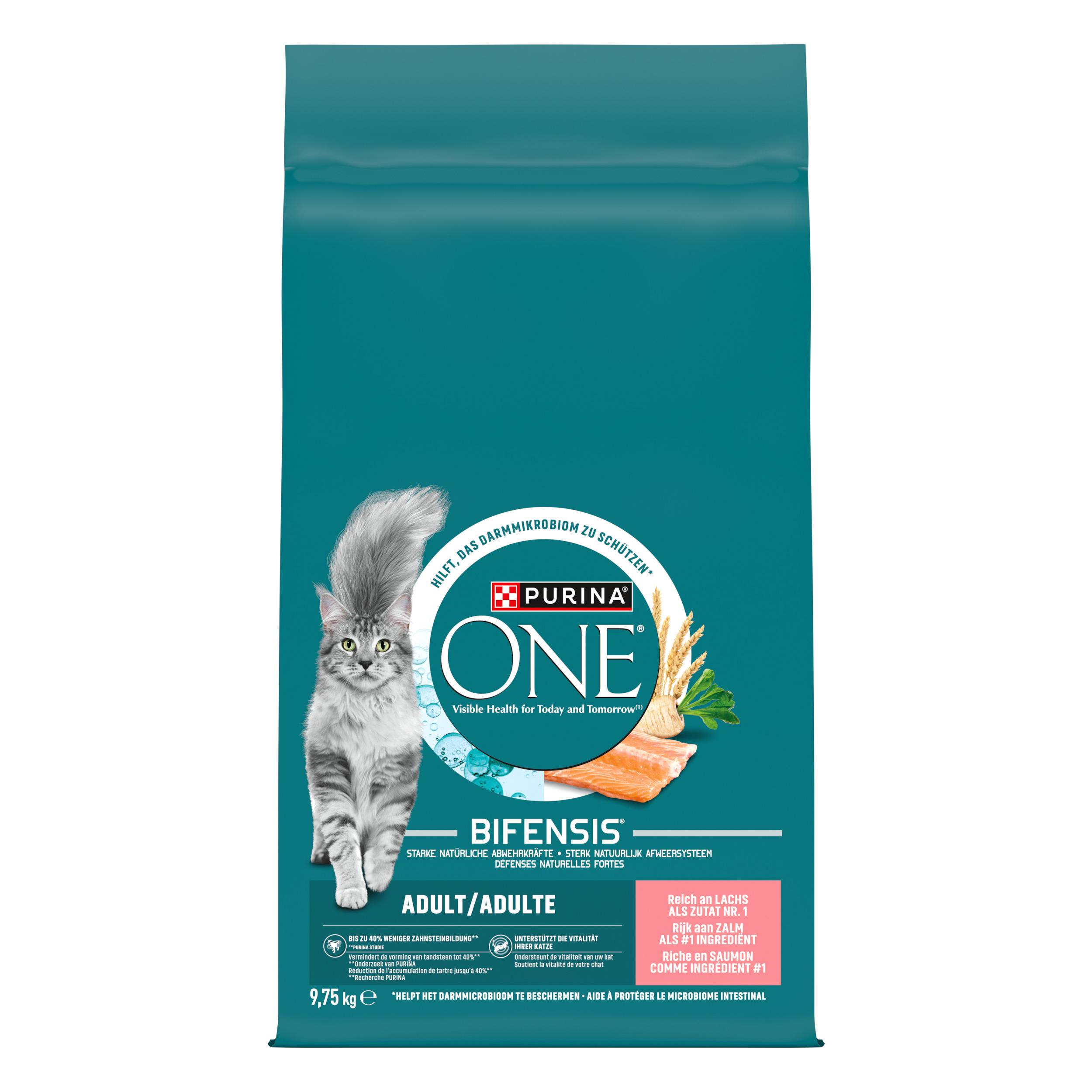 One - PURINA ONE Adulte Saumon 9,75kg - Image 1