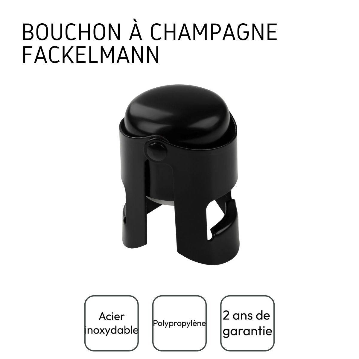 Bouchon pour bouteille de Champagne Fackelmann Spectre - Image 4