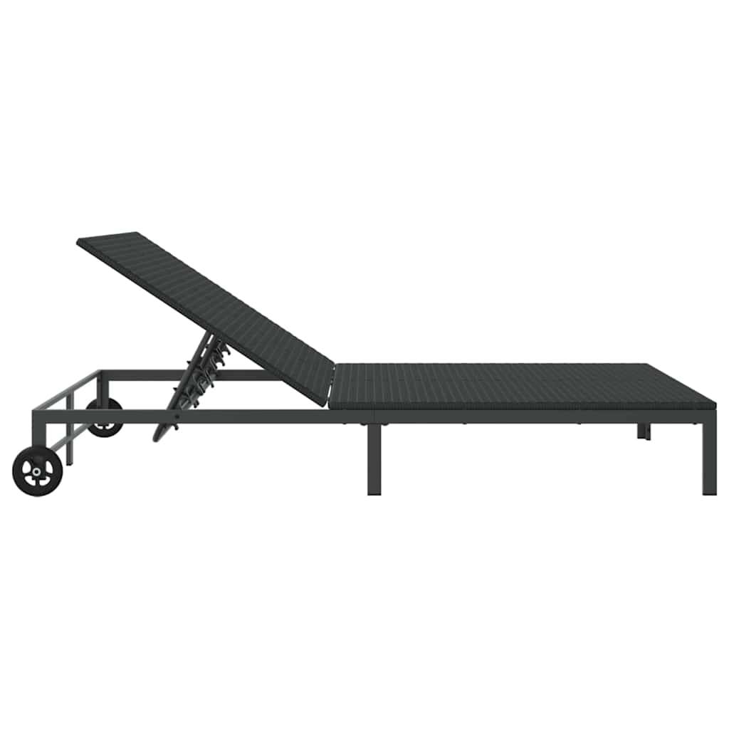 Vidaxl - Transat polyrotin Noir vidaXL 42004133 - Image 7