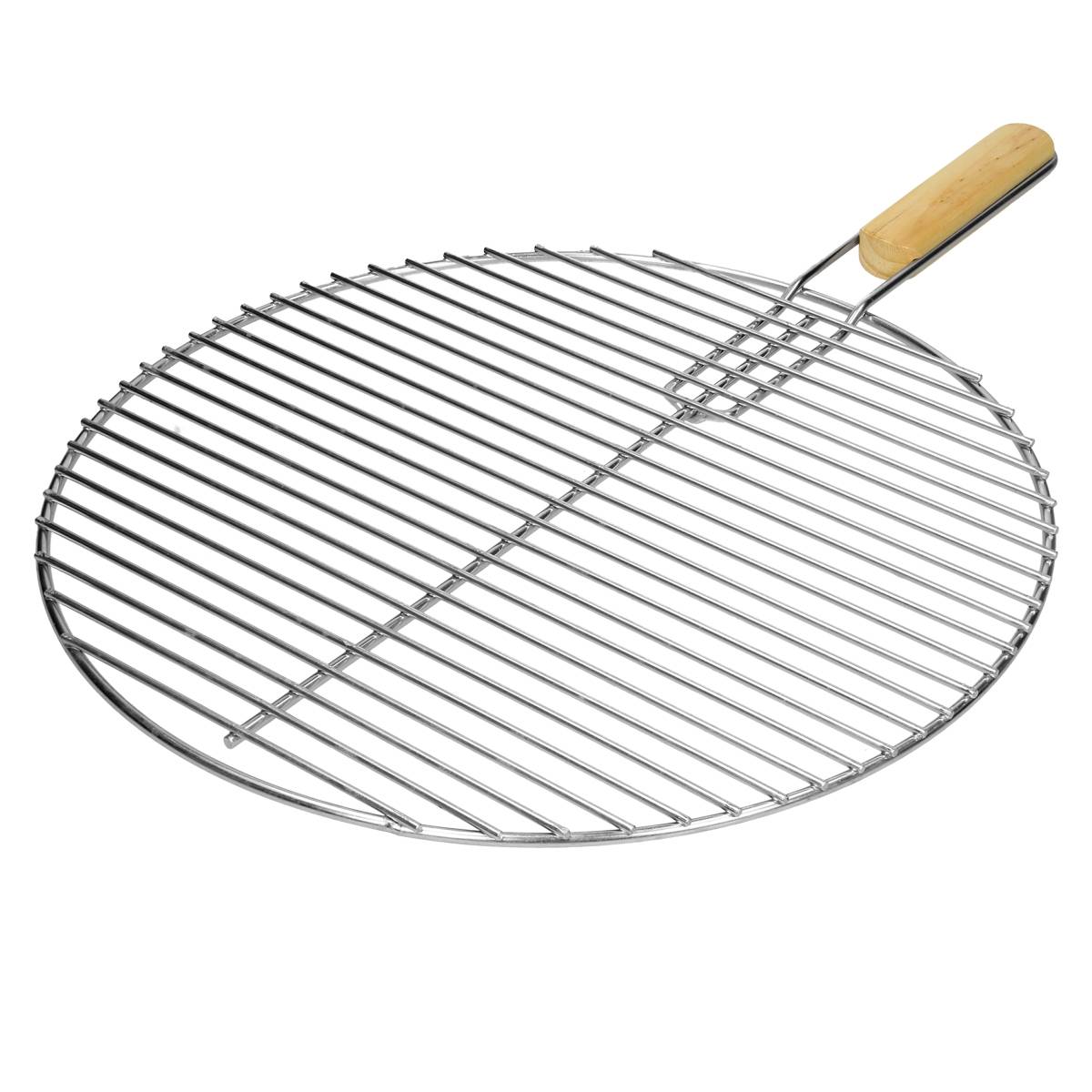 Grille de Barbecue en Acier Inoxydable, Ronde, Ø 44,5 cm, avec Poignées Amovibles, Robuste & Inoxydable, Résistant aux Intempéries, Grille de Cuisson - Image 1