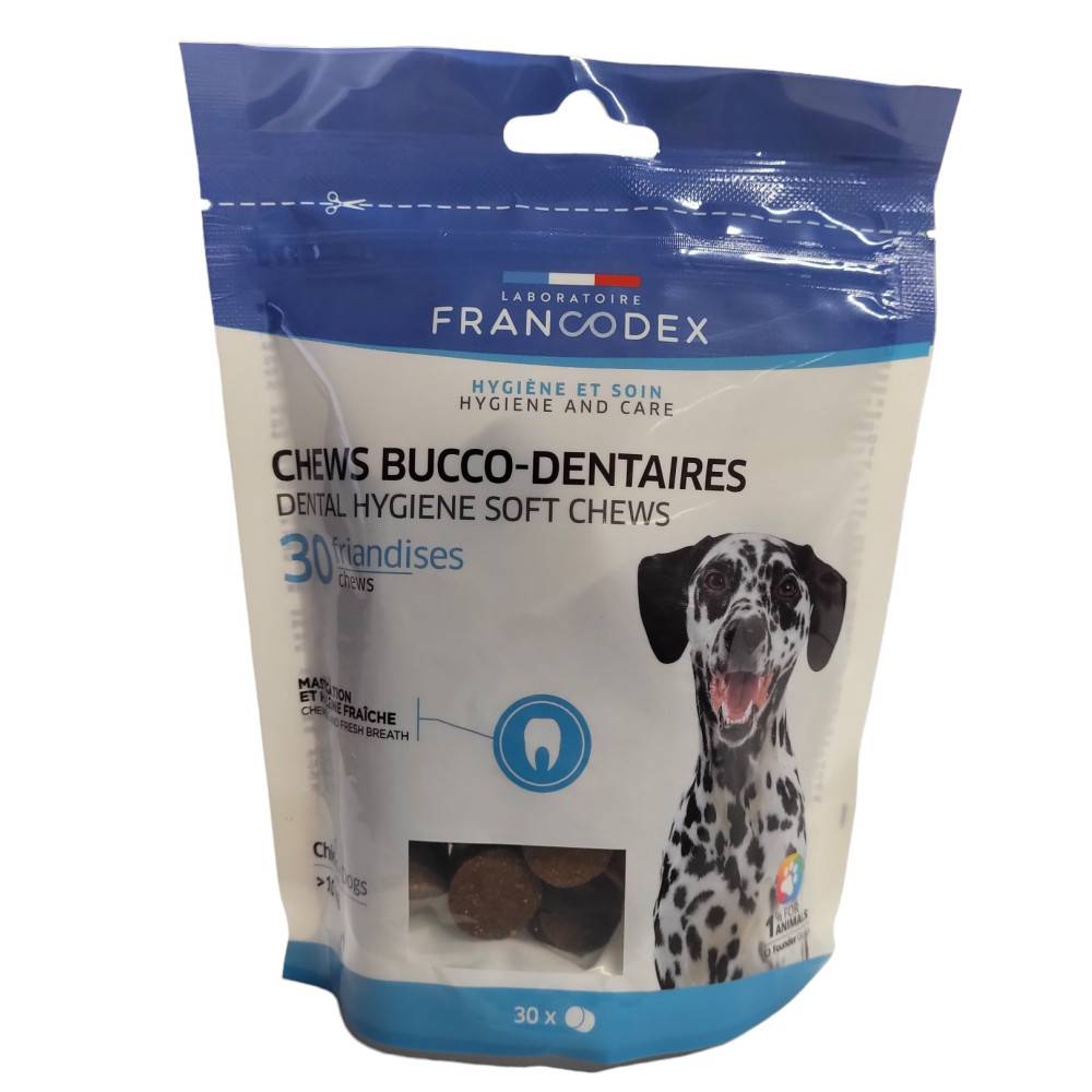 Francodex - Francodex - CHEWS bucco-dentaires 30 Friandises pour chien - Image 1