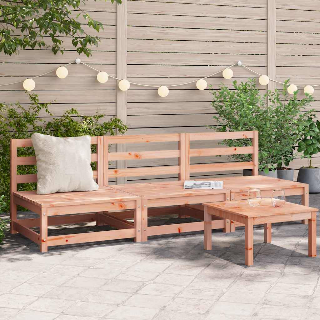 Vidaxl - Canapés de jardin sans accoudoirs 3 pcs bois massif douglas vidaXL 837933 - Image 1