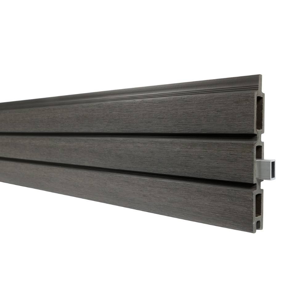 Renfort Aluminium pour Lame Composite (175 x 1.1 x 2 cm) - 3 pièces - Renfort pour clôture bois composite - Image 3