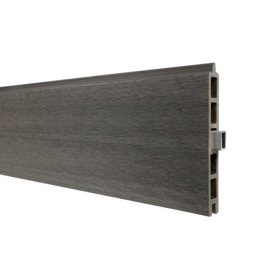 Renfort Aluminium pour Lame Composite (175 x 1.1 x 2 cm) - 3 pièces - Renfort pour clôture bois composite - Image 2