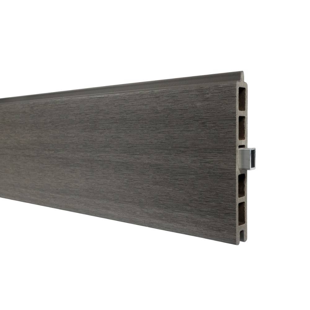 Renfort Aluminium pour Lame Composite (175 x 1.1 x 2 cm) - 3 pièces - Renfort pour clôture bois composite - Image 2