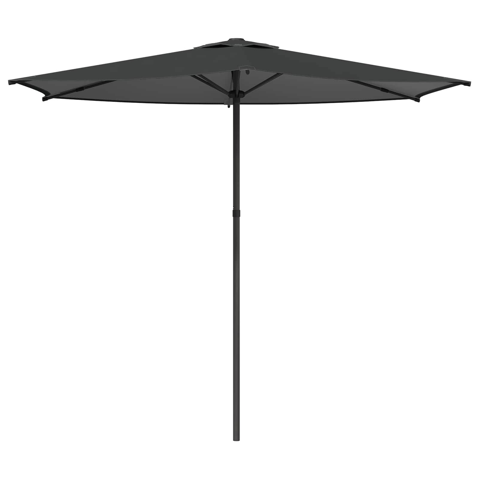 Parasol de jardin polyester et acier anthracite 269 x 269 x 223 cm - PANGIVO - Image 2