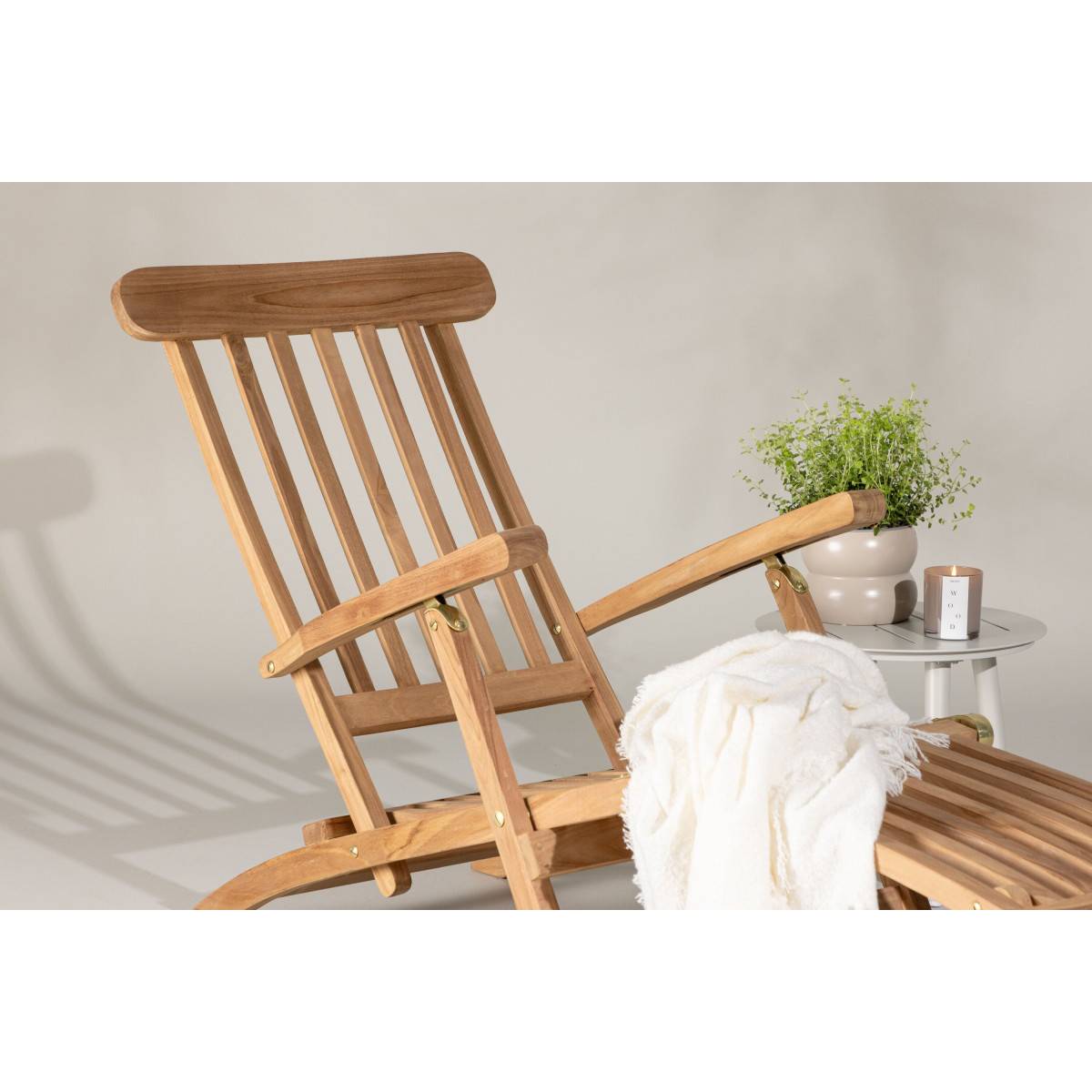 Venture Home - Chaise longue de jardin en Teck Kenya - Image 10