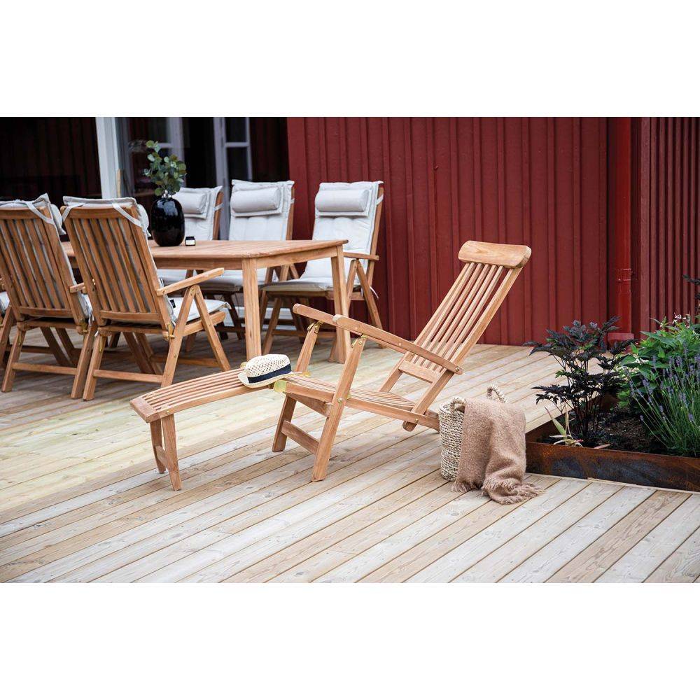 Venture Home - Chaise longue de jardin en Teck Kenya - Image 2