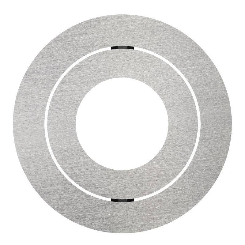 Solum - Collerette magnétique SOLUM TB101BS ronde alu brossé pour Spot COMA Solum