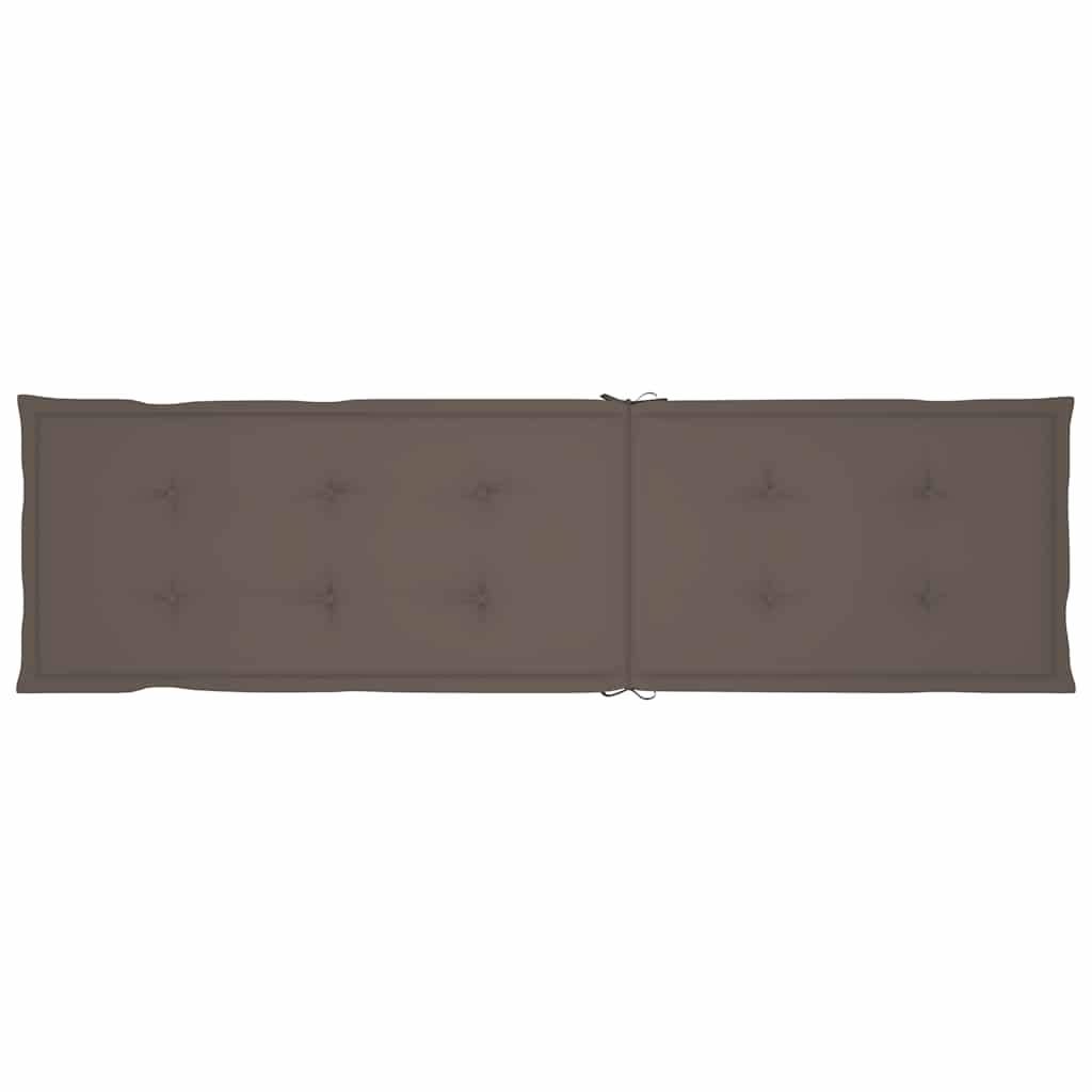 Chaise longue | Transat | Bain de soleil d'extérieur repose-pied et coussin Acacia solide - Image 8