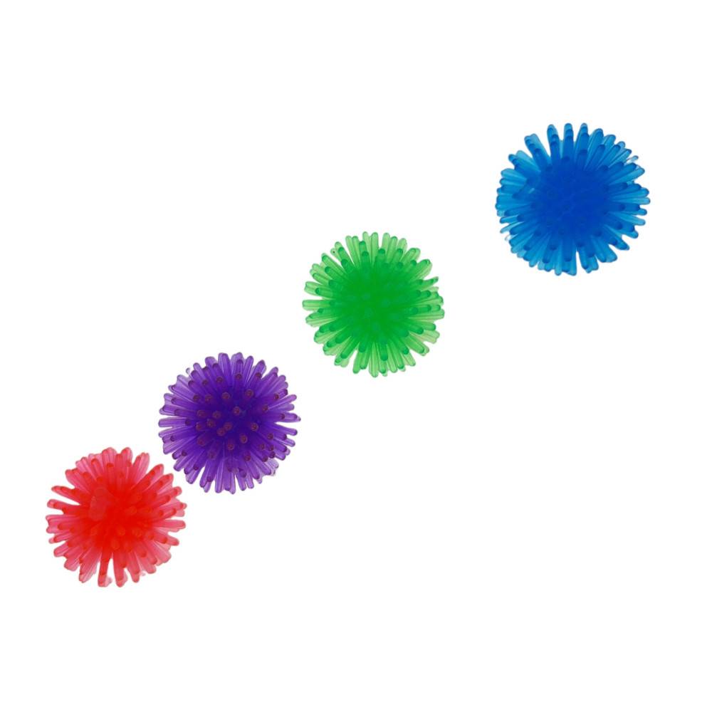 Animallparadise - 4 Balles hérisson ø 3 cm jeux pour chat - Image 1