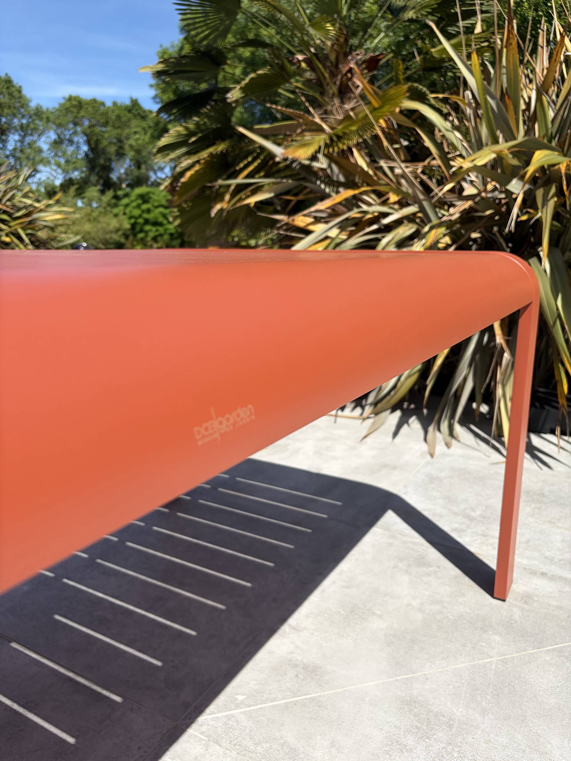 Dcb Garden - Table de jardin en aluminium - Terracotta - HANOI - Image 4
