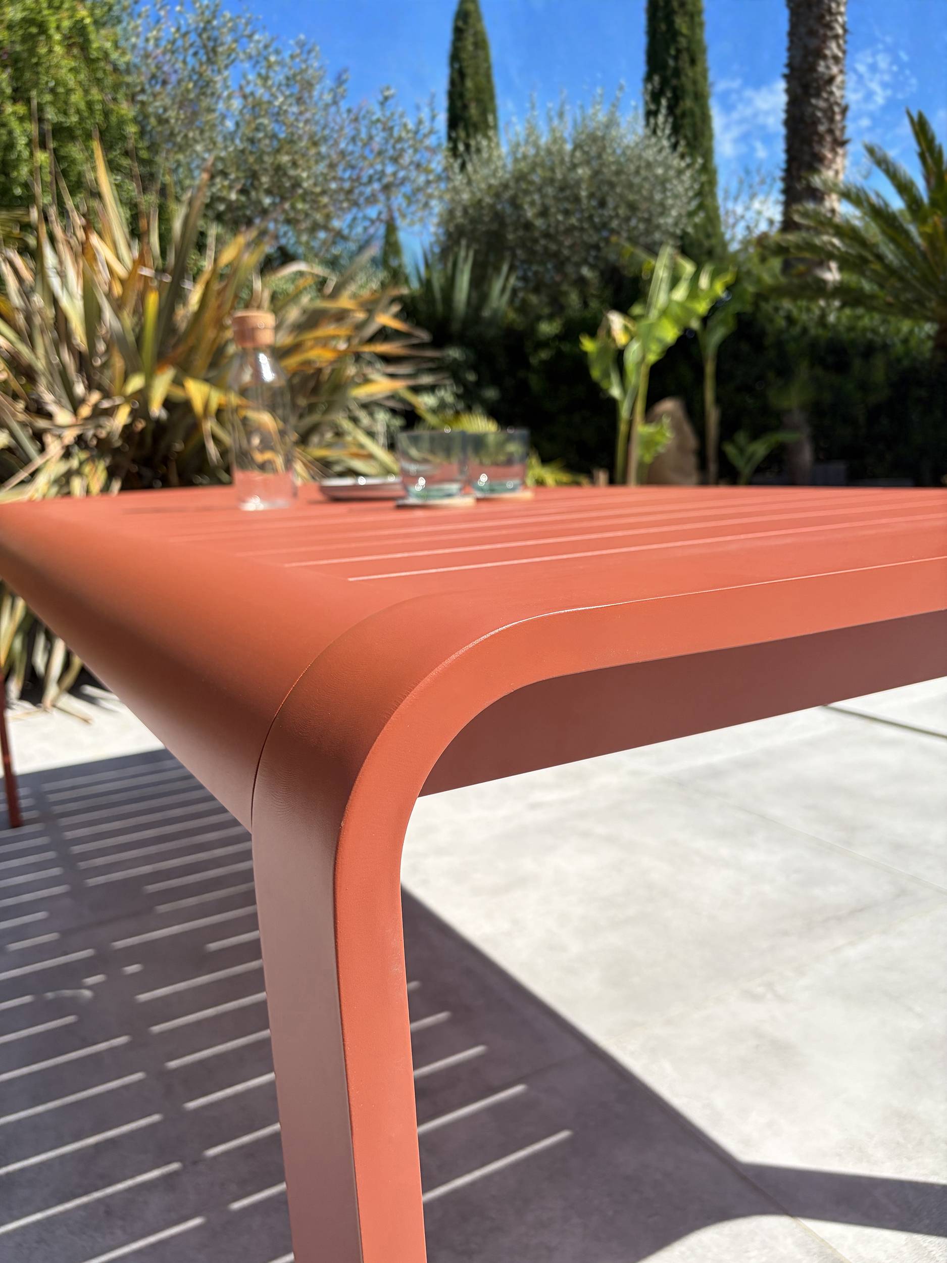 Dcb Garden - Table de jardin en aluminium - Terracotta - HANOI - Image 5