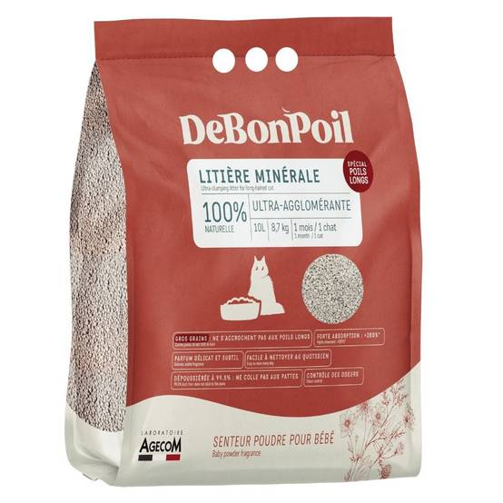 De Bon Poil - Litière Poils Longs 10l 10 l
