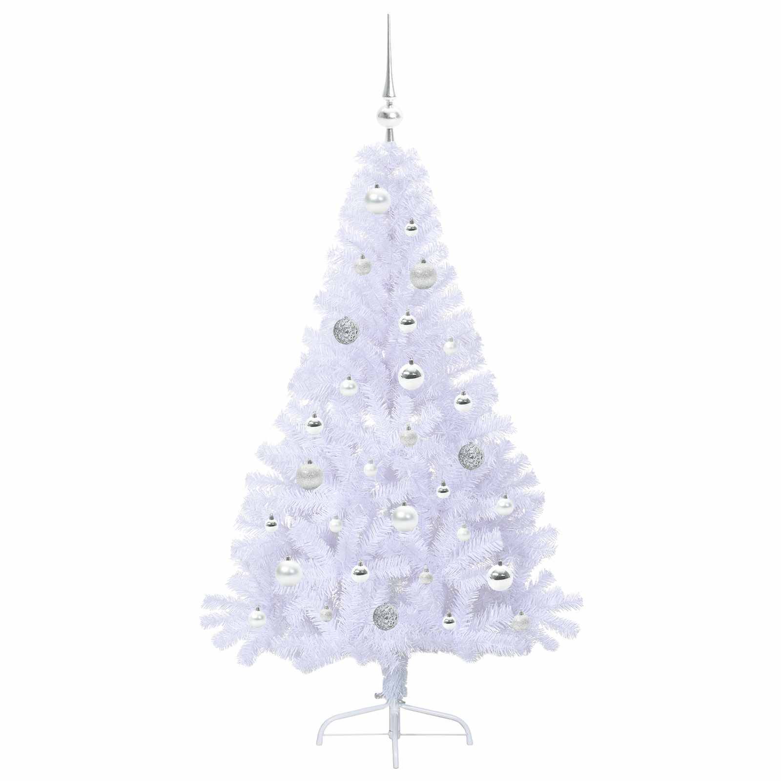 Vidaxl - Sapin de Noël artificiel avec 150 LED Blanc 150 cm PVC et Acier vidaXL 3426808 - Image 5