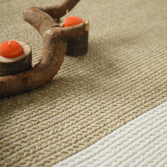 Decoweb - Tapis imitation fibres naturelles extérieur et intérieur - Provence - Aspect jute - 120 x 170 cm - Decoweb - Image 3
