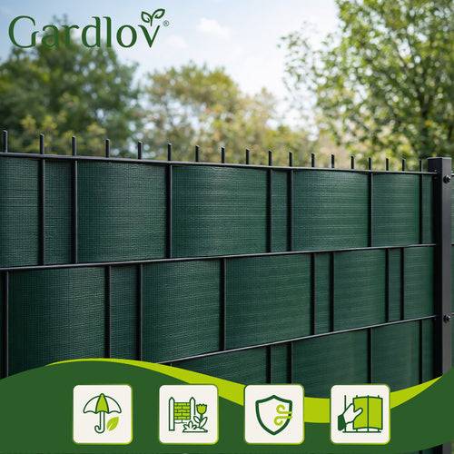 Ruban de clôture 19cmx35m 450g/m2 vert 23699 - Image 10