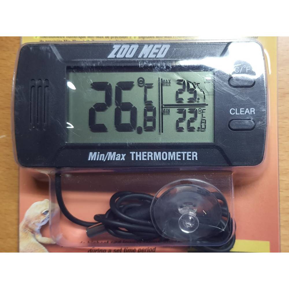 Zoomed - Thermomètre digital de précision mini maxi TH-32 E pour reptiles - Image 2