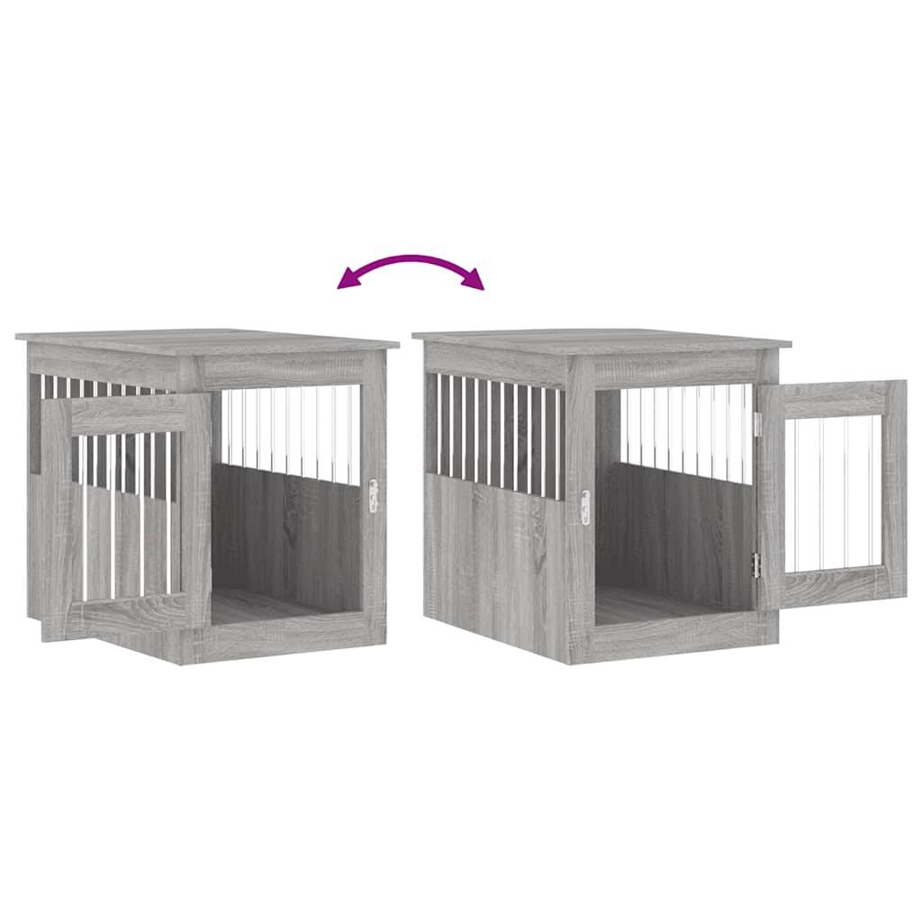 Niche plastique bois et acier gris 55 x 75 x 65 cm - Prolenta premium p363.3 - Image 10