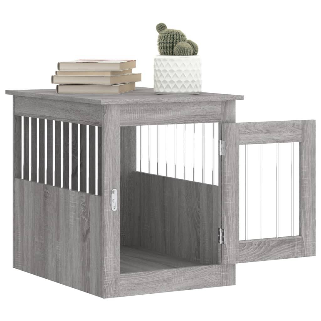 Niche plastique bois et acier gris  55 x 75 x 65 cm  - Prolenta premium p363.3 - Image 5