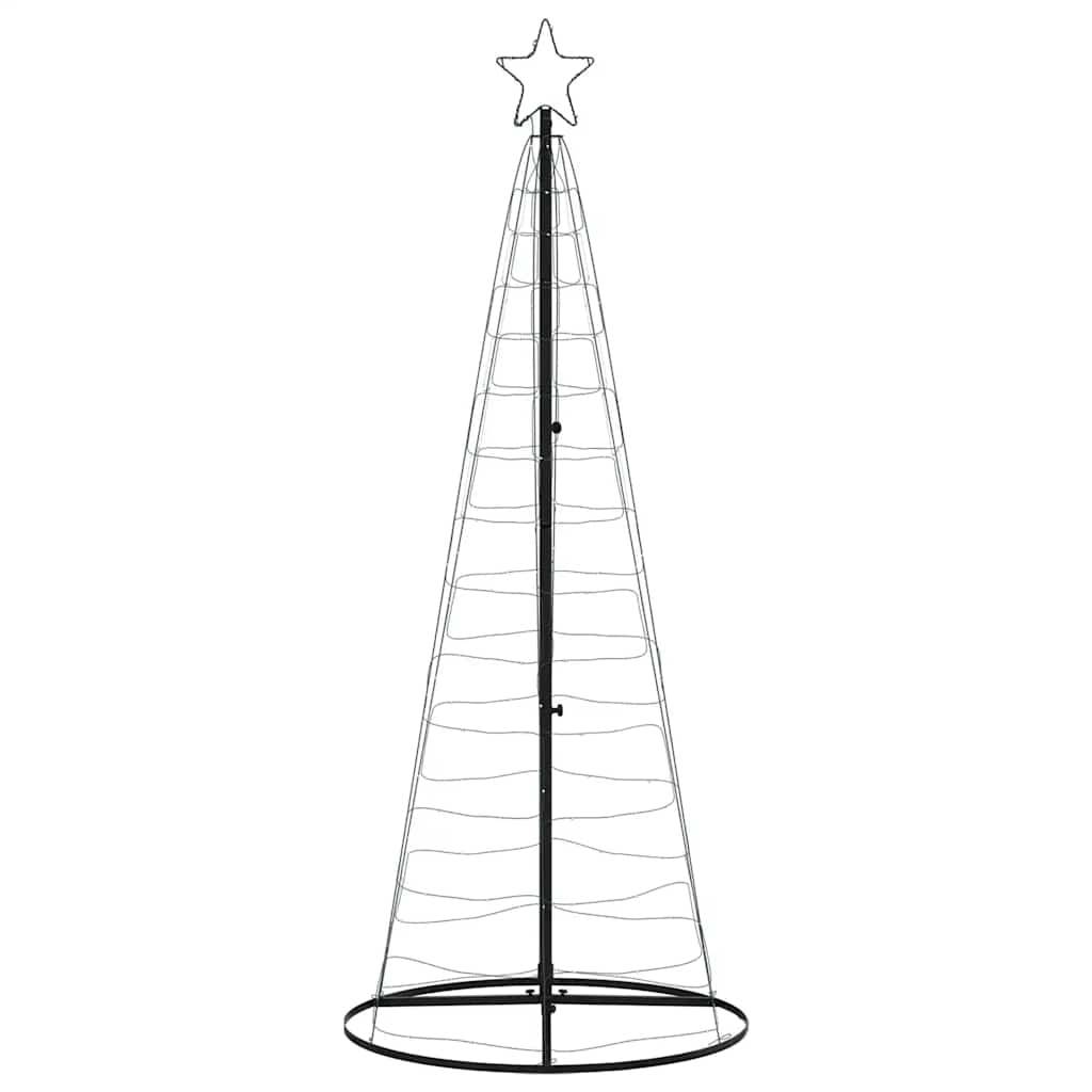 Vidaxl - Sapin de Noël à LED 200 LED blanc chaud 180 cm vidaXL 4016448 - Image 9