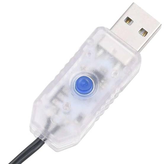Vidaxl - Sapin de Noël à LED 200 LED blanc chaud 180 cm vidaXL 4016448 - Image 6