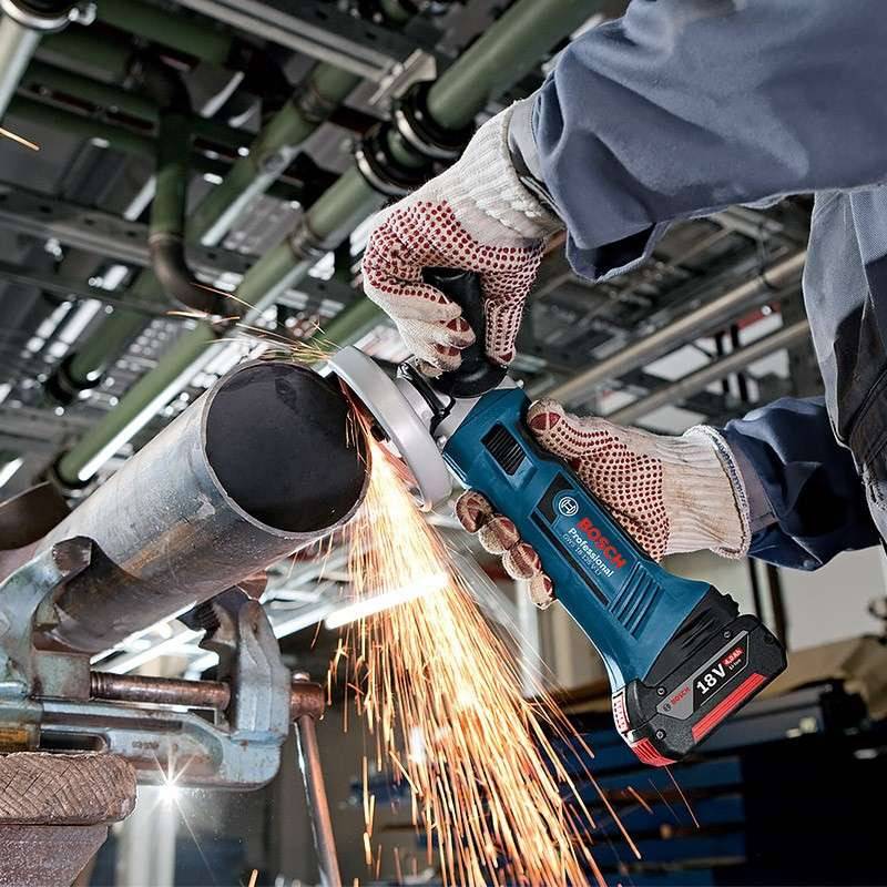 Bosch - Pack 3 outils 18V - Perceuse GSR 18V-28 + Meuleuse GWS 18 125 V-LI + Perfo GBH 18V-20 - BOSCH - avec 2 batteries 4Ah, 1 batterie 3,0Ah - chargeur - 06 - Image 8