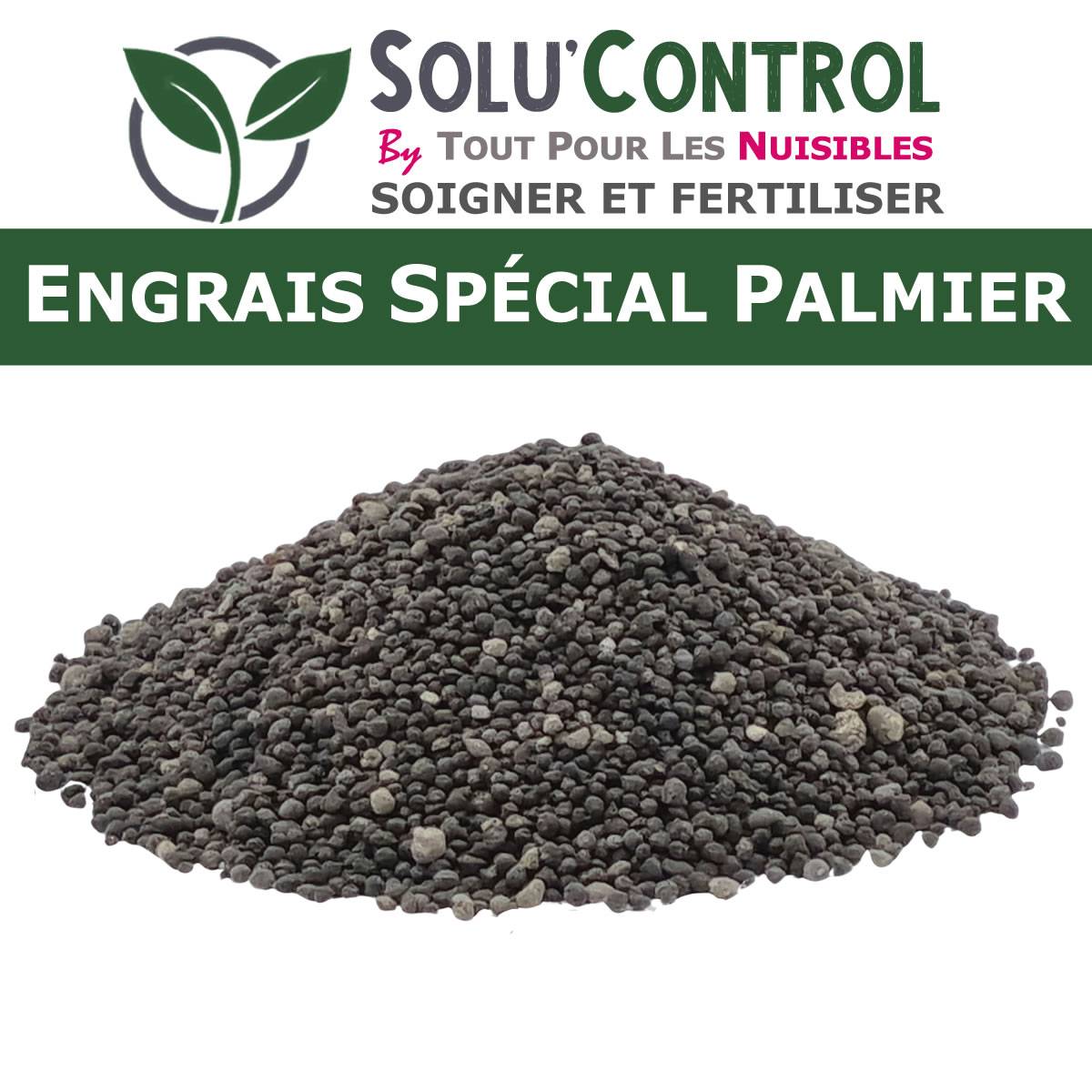 SOLU’CONTROL - Engrais Spécial Palmier 1,5 kg - Formulation haute qualité Organo-Minerale - Idéal après attaque  charançon rouge, papillon du palmier - Image 3