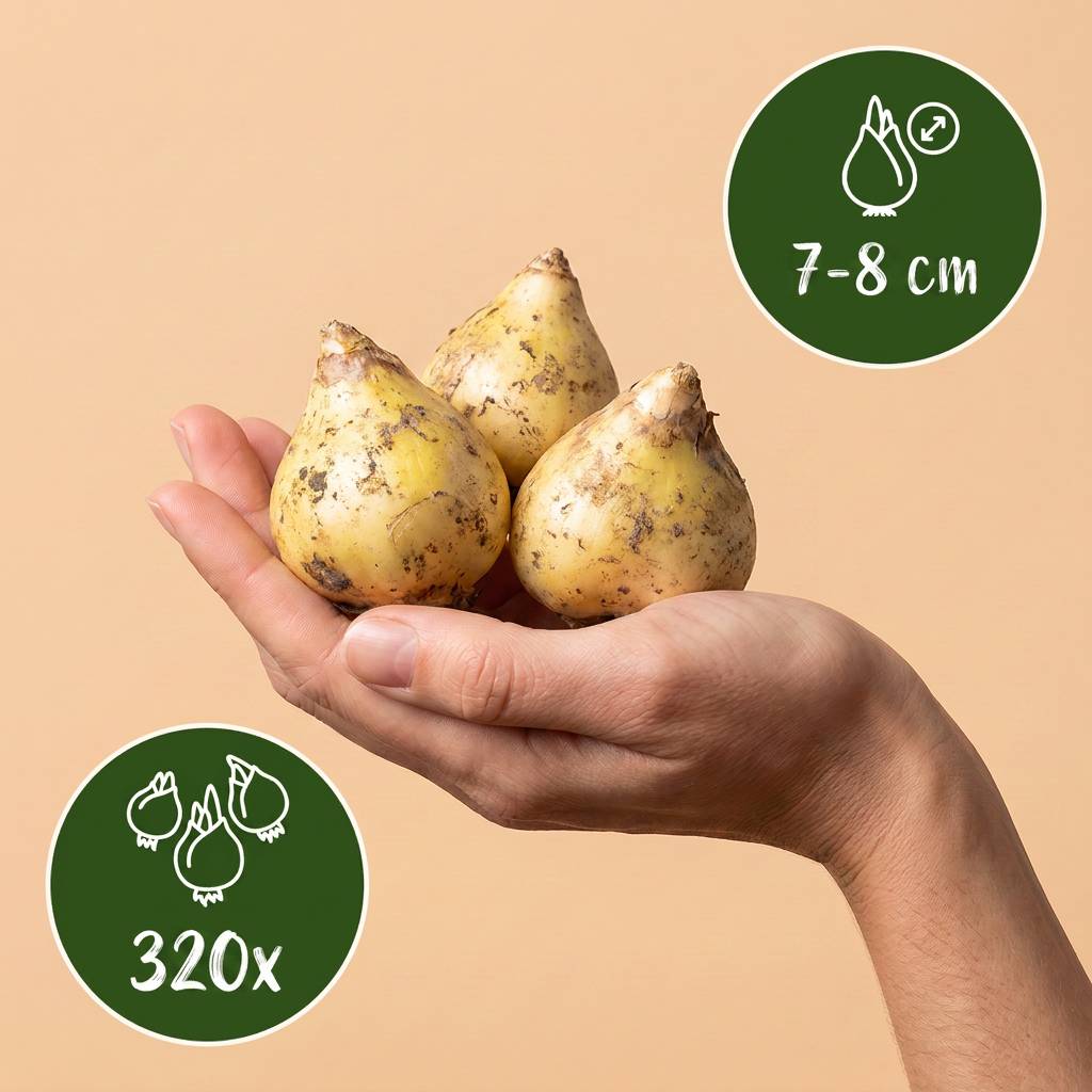 La Green Touch - Jacinthes des bois d'Espagne en mélange - 320 bulbes - calibre 7/8 - Image 3