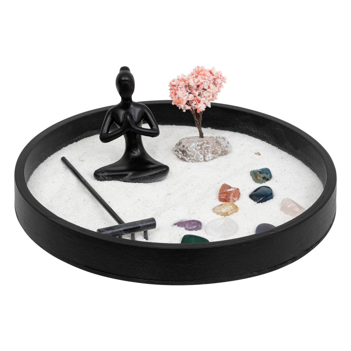 Objet décoratif Jardin Zen avec Plateau, Statuette et accessoires - Image 1