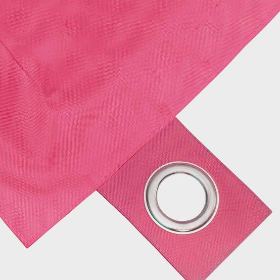 Oviala - Housse vide de pouf de jardin en polyester rose 180 x 145 cm - Oviala - Image 3