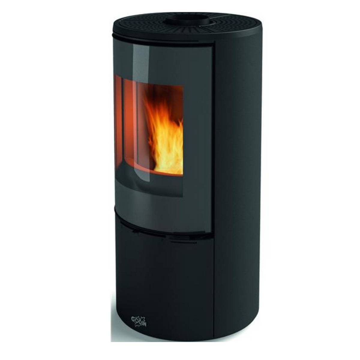 Poêle à bois  7kw noirmat 400224NOIRMAT Godin - Image 1