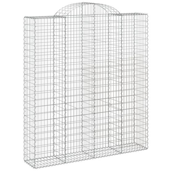 Vidaxl - Paniers à gabions arqués 20 pcs 200x50x220/240 cm Fer galvanisé vidaXL 3146461 - Image 4