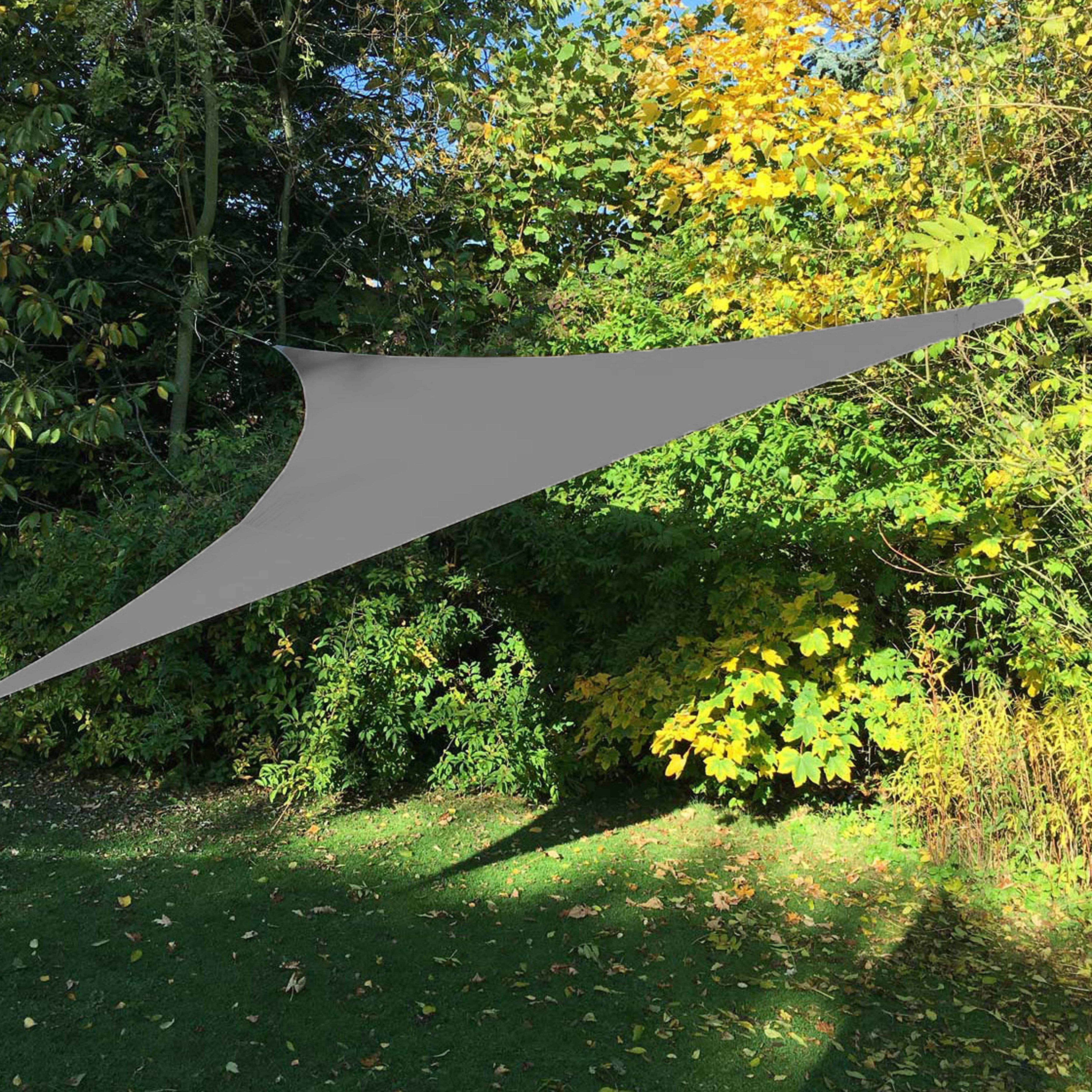 Oviala - Voile d'ombrage triangulaire extensible 3,60 m gris
- Oviala - Image 2