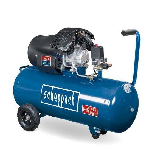 Scheppach - Compresseur 100L 2 cylindres 10bar 2.2 kW HC120DC SCHEPPACH lubrifié - 5906120905 - Image 2